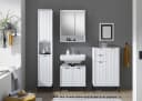BASIC by Balculina Hochschrank Lucera Weiß Matt 2-Türer Bild 1