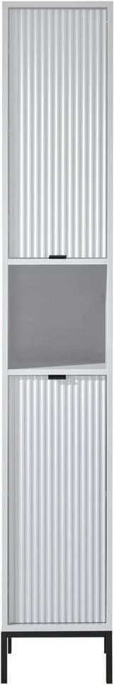 BASIC by Balculina Hochschrank Lucera Weiß Matt 2-Türer - Bild 4