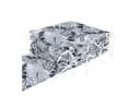 Amilian Bettnestchen Bettumrandung Grau 360x30 cm Bild 1