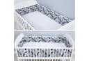 Amilian Bettnestchen Bettumrandung Grau 360x30 cm Bild 5