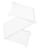 Amilian Bettnestchen Bettumrandung Kopfschutz 180x30 cm für Kinderbett 120x60 cm Bild 2
