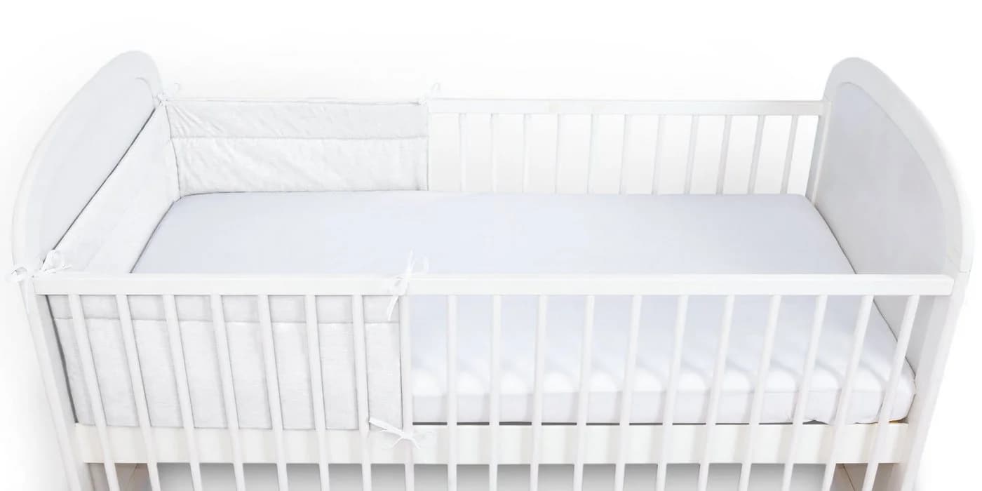 Amilian Bettnestchen Bettumrandung Kopfschutz 180x30 cm für Kinderbett 120x60 cm - Bild 4