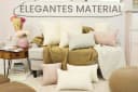 Amilian Kissenbezug 40x40 cm Beige Bild 5