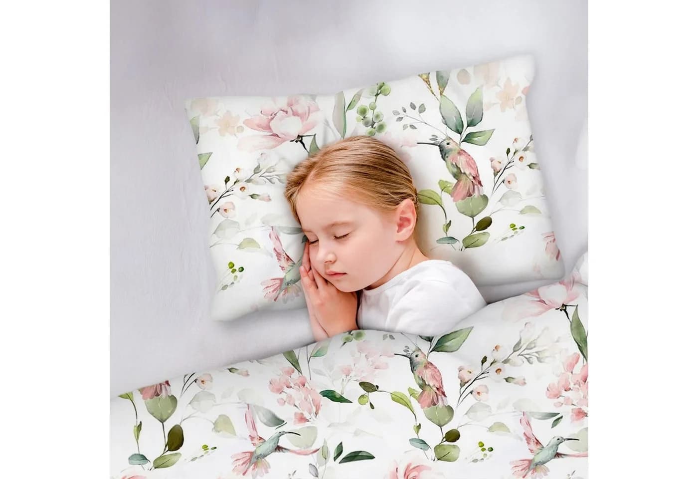 Amilian Kinderbettwäsche 2-teilig 100% Baumwolle Grün - Bild 4