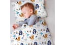 Amilian Kinderbettwäsche 2-teilig 100% Baumwolle Beige Bild 3