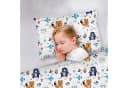 Amilian Kinderbettwäsche 2-teilig 100% Baumwolle Beige Bild 4