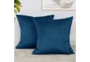 Amilian Dekokissen 2er Set Mitternachtsblau 40x40 cm mit Füllung Bild 2