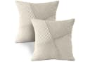 Amilian Dekokissen 2er Set 40x40 cm Modern Beige Bild 2
