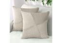 Amilian Dekokissen 2er Set 40x40 cm Modern Beige Bild 3