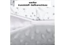 Amilian Kissenbezug 40x40 cm Baumwolle Polyester Grau/Weiß Bild 4