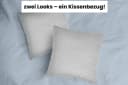 Amilian Kissenbezug 40x40 Grau Modern Bild 3