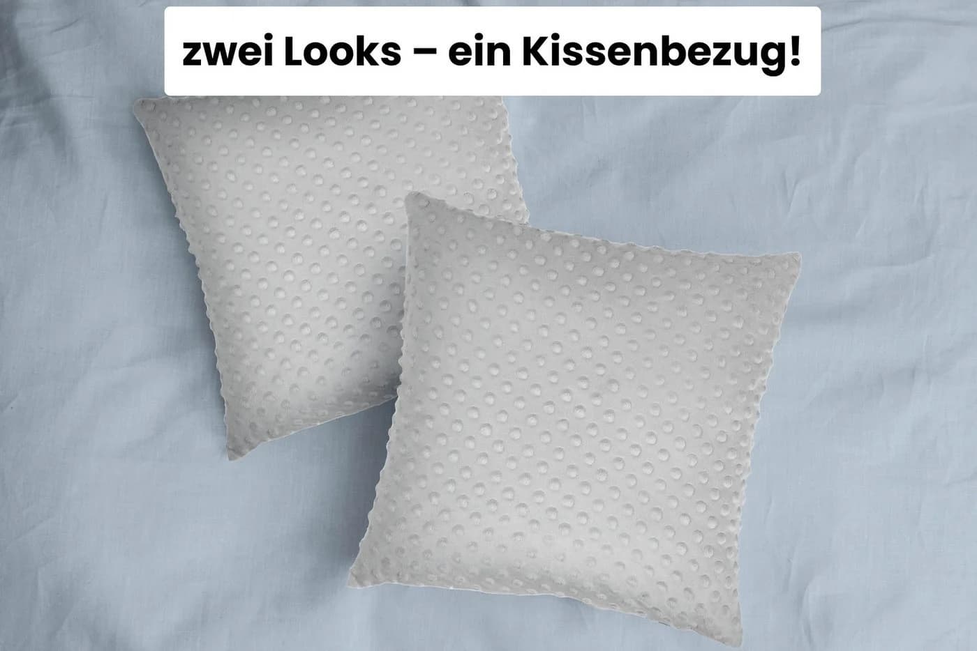 Amilian Kissenbezug 40x40 Grau Modern - Bild 3