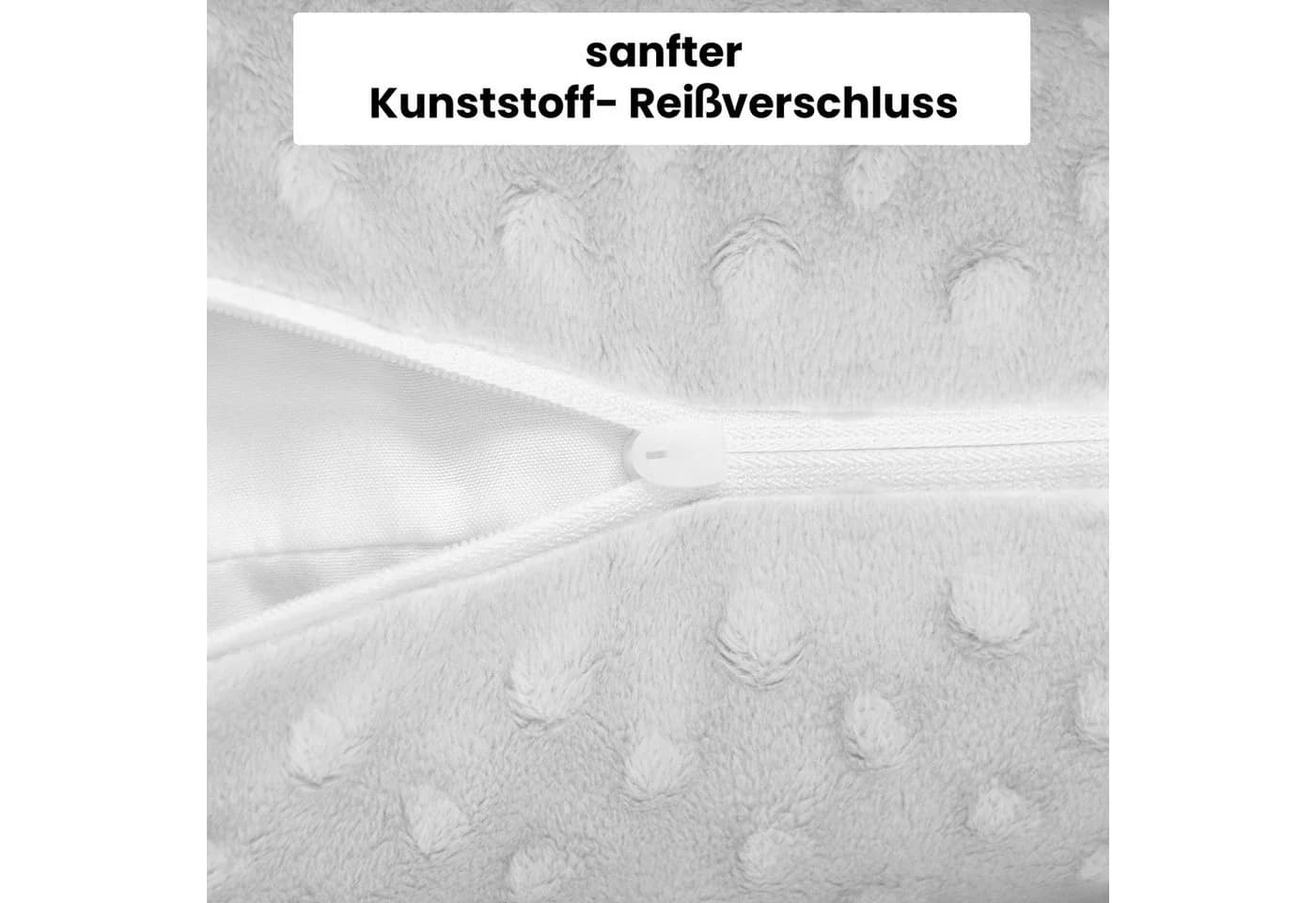 Amilian Kissenbezug 40x40 Grau Modern - Bild 4