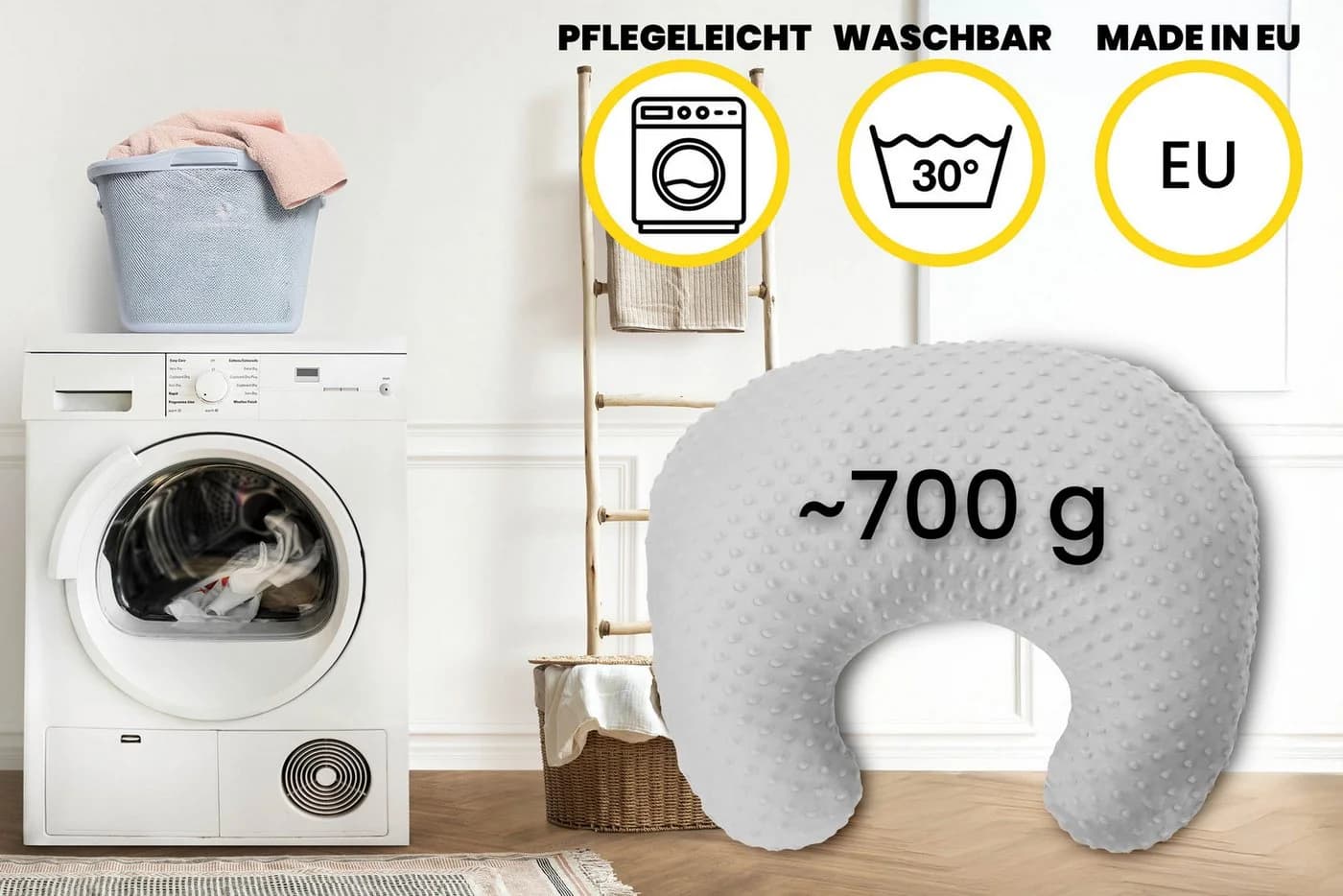Amilian Stillkissen Seitenschläferkissen Lagerungskissen - Bild 5