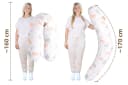 Amilian Stillkissen XXL 170 cm Grau Polyester-Füllung Bild 3