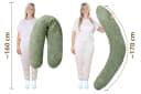 Amilian Stillkissenbezug 170 cm Grün - Weicher Kissenbezug für Schwangerschaft Bild 3