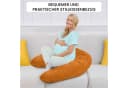 Amilian Stillkissenbezug 170 cm Orange Polyester Nylon Bild 1