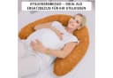 Amilian Stillkissenbezug 170 cm Orange Polyester Nylon Bild 4