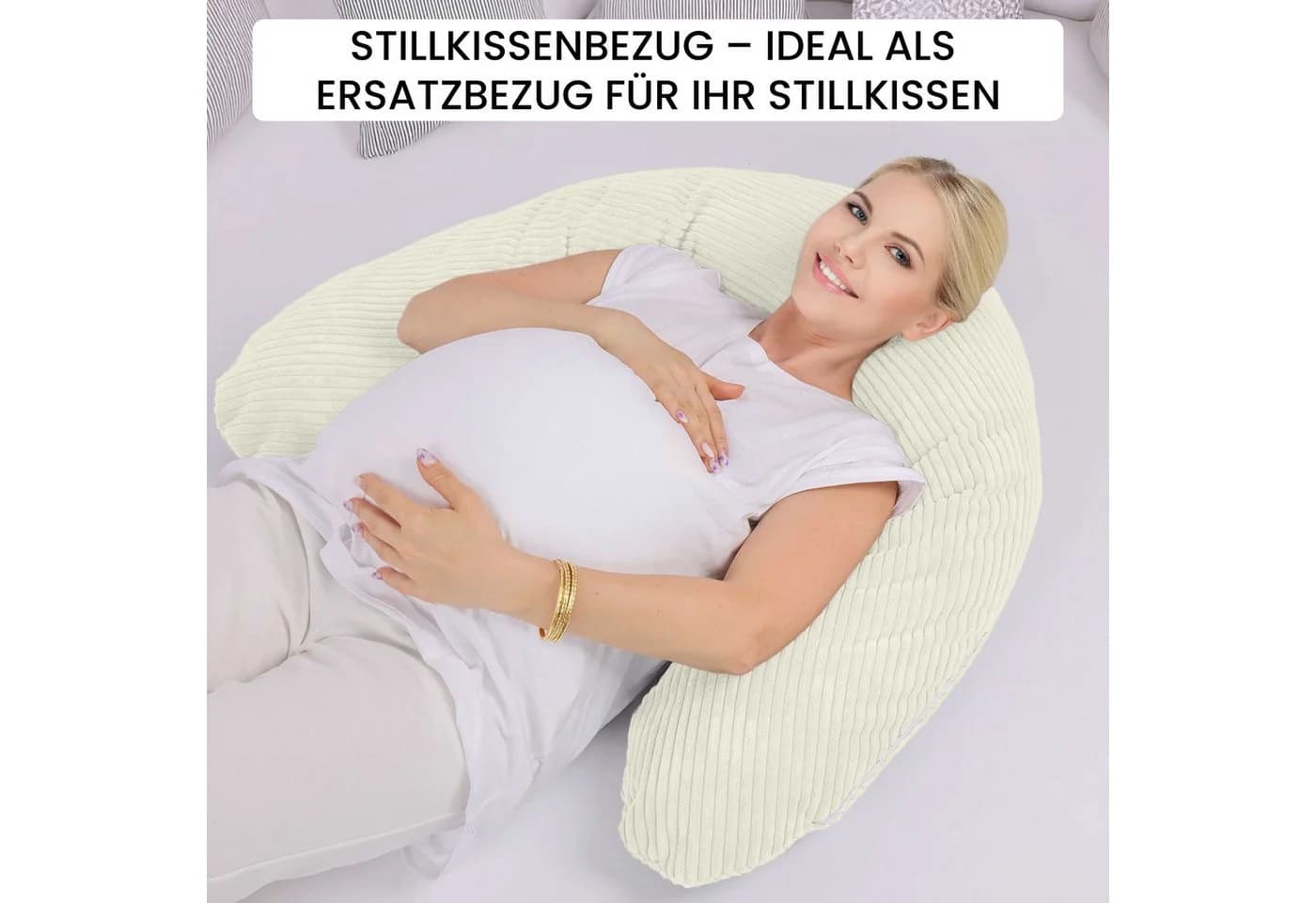 Amilian Stillkissenbezug 170 cm - Weicher Polyester-Ersatzbezug - Bild 4