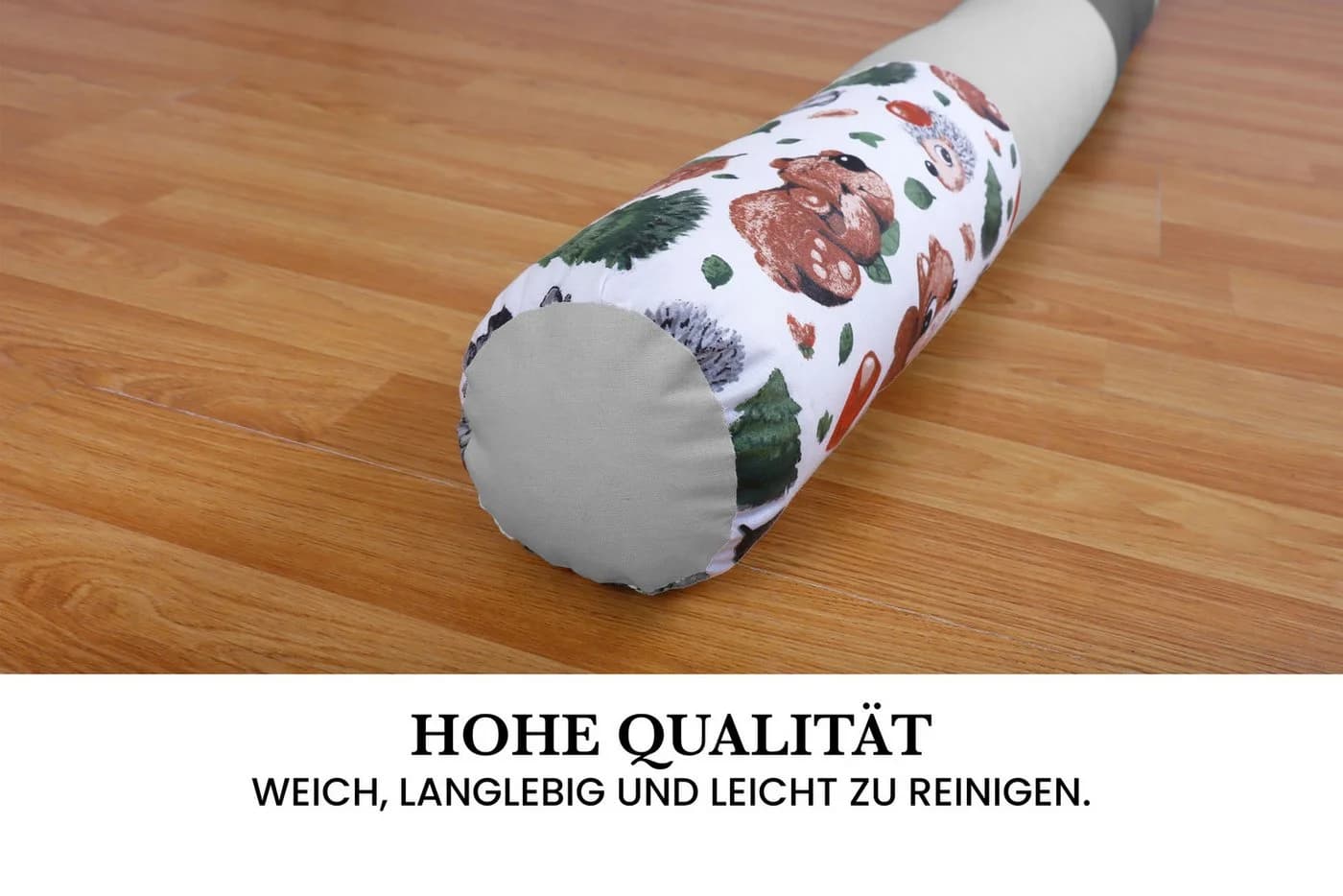 Amilian Nestchenschlange Bettschlange 210cm Grau Multifunktional - Bild 4