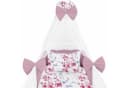 Amilian Babybettwäsche Set 7-teilig mit Himmel und Nestchen Bild 2