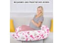 Amilian Stillkissen XXL 170 cm - Beige Körperkissen mit abnehmbarem Bezug Bild 1