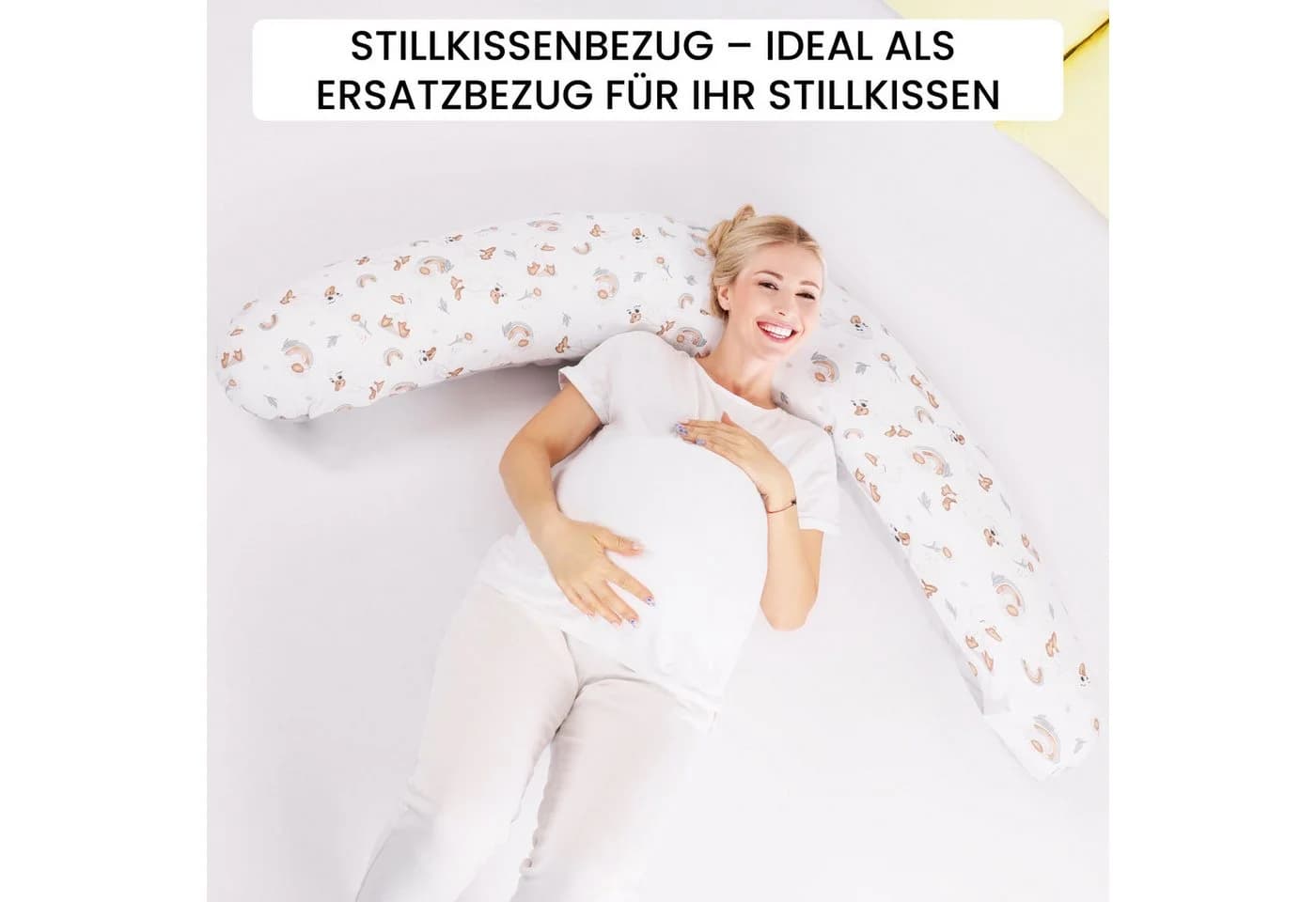Amilian Stillkissenbezug 170 cm 100% Baumwolle - Bild 4