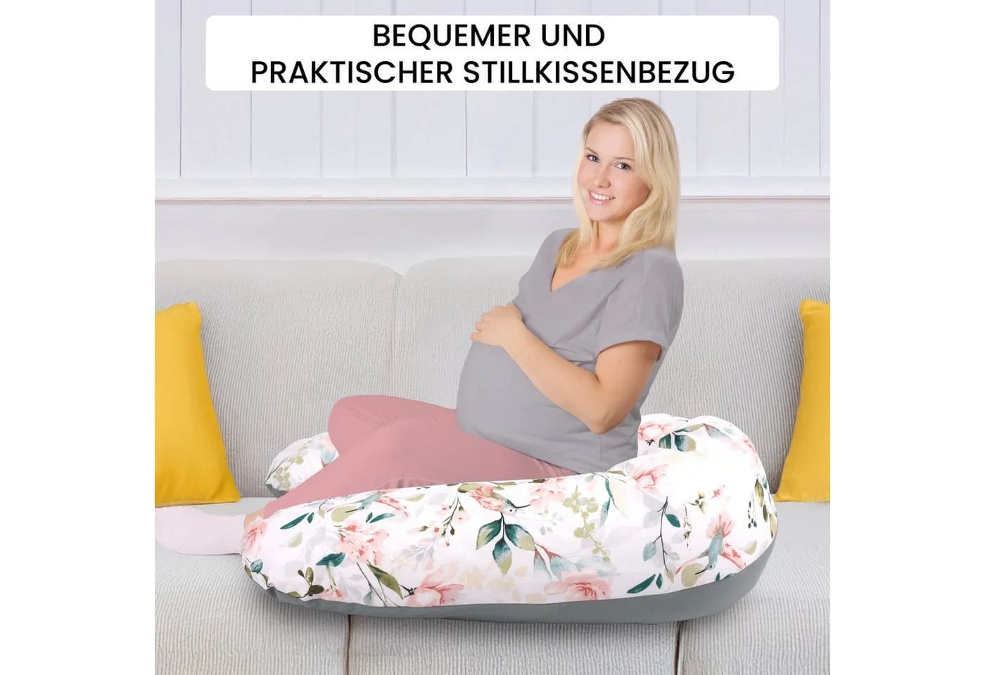 Amilian Stillkissenbezug 170 cm 100% Baumwolle Grün