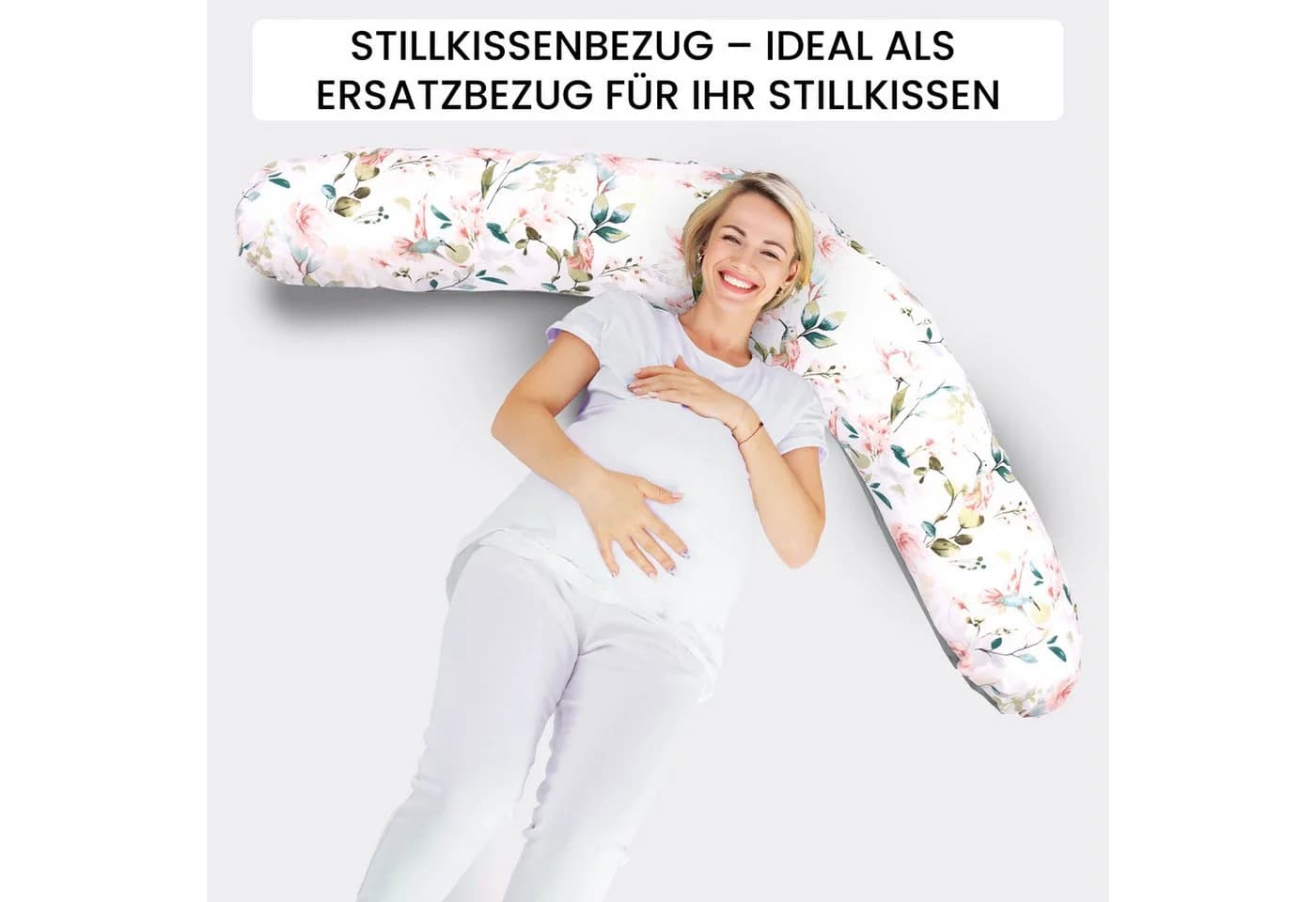 Amilian Stillkissenbezug 170 cm 100% Baumwolle Grün - Bild 4