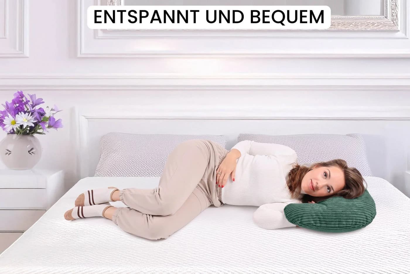 Amilian Stillkissen Schwangerschaftskissen Stillmond Stillhörnchen - Bild 4