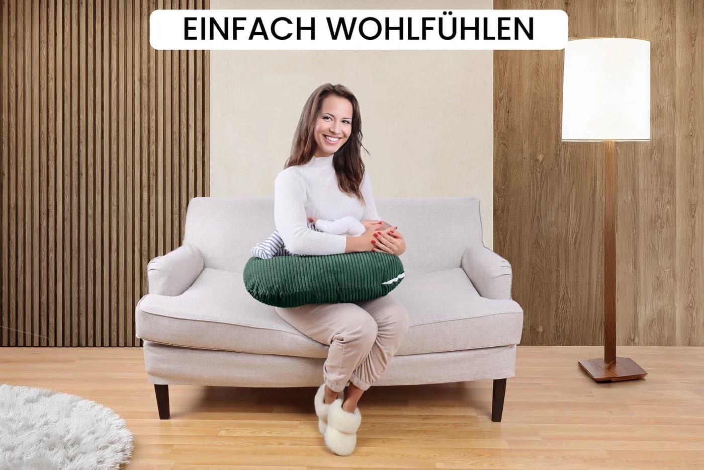 Amilian Stillkissen Schwangerschaftskissen Stillmond Stillhörnchen - Bild 5