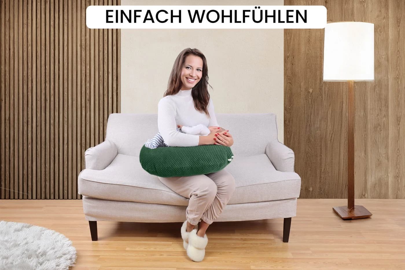 Amilian Stillkissen Stillmond - Ergonomisches Schwangerschaftskissen - Bild 5