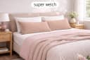 Amilian Kissenbezüge 40x80 cm 2er Set Rosa Cord-Optik Hotelverschluss Bild 1