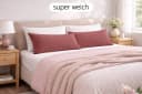 Amilian Kissenbezug 40x80 cm Rosa mit Hotelverschluss Bild 1