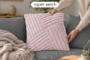 Amilian Dekokissen 4er Set mit Füllung Cord-Optik 40x40 cm Bild 1