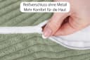 Amilian Dekokissen 4er-Set Grün Kunstfaser Formstabil Bild 3