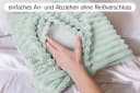 Amilian Dekokissen 4er Set mit Füllung Cord-Optik Grün Bild 3