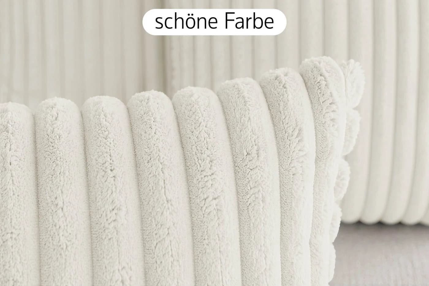 Amilian Kissenbezüge 4er Set Beige Hotelverschluss 40x40 cm - Bild 4
