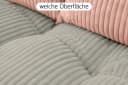 Amilian Palettenkissen Set 3-tlg. Grau für Palettenmöbel Bild 4