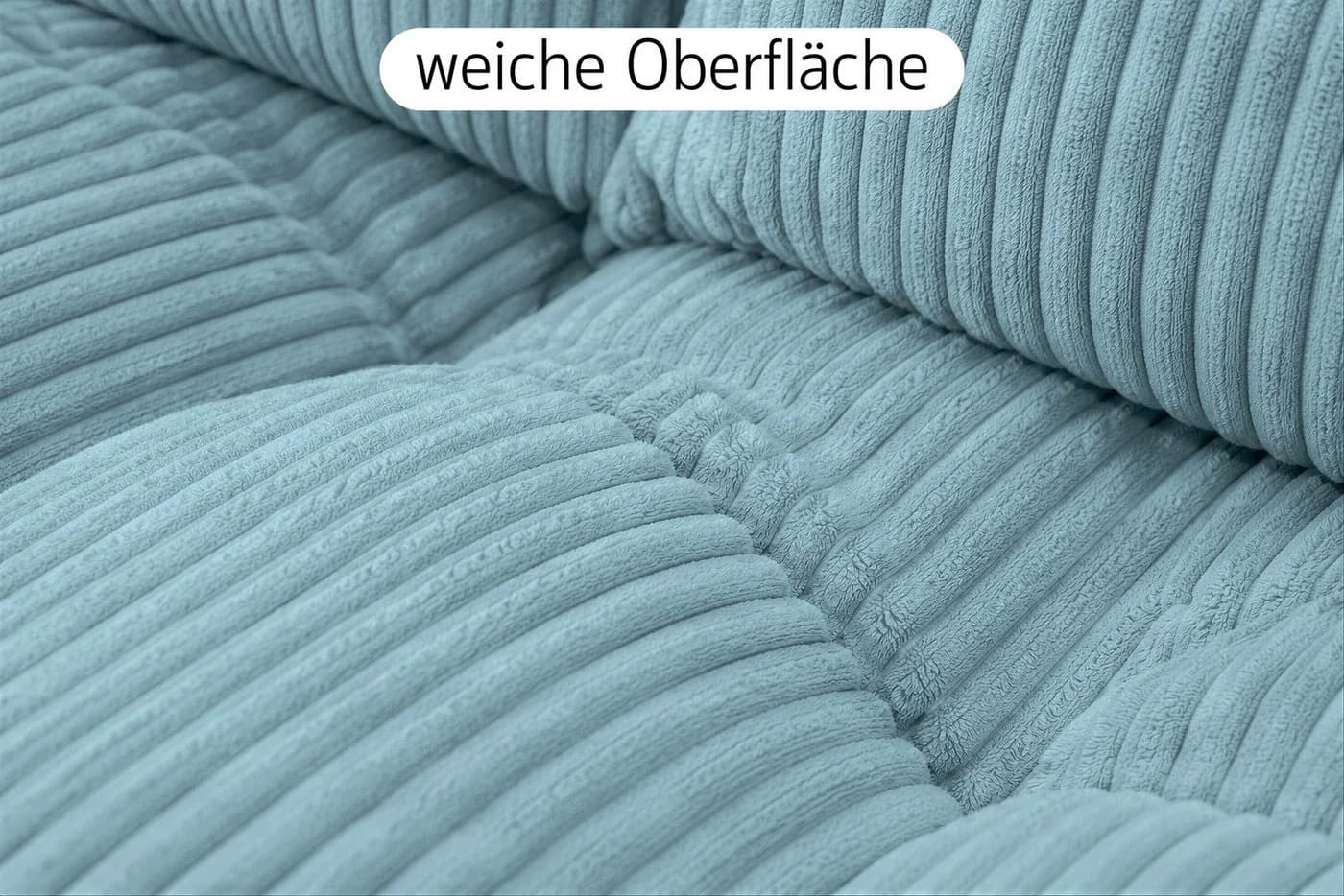 Amilian Palettenkissen Set 3-teilig Blau Polyester - Bild 4