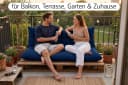 Amilian Palettenkissen 3-teiliges Set Blau für Europaletten Bild 3
