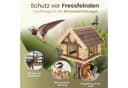 MAZUR Futterstation Vogelfutterhaus aus Naturholz Wetterfest Bild 3
