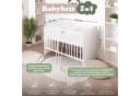 iGLOBAL Babybett Gitterbett 2-in-1 umbaubar Kiefernholz Bild 1