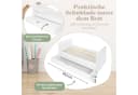 iGLOBAL Babybett Gitterbett 2-in-1 umbaubar Kiefernholz Bild 5