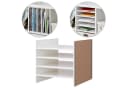 IKEA KALLAX Einsatz mit 4 Böden Weiß Bild 2