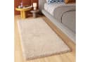 Tapiso Hochflor-Läufer ESSENCE Shaggy Beige 40mm Bild 1
