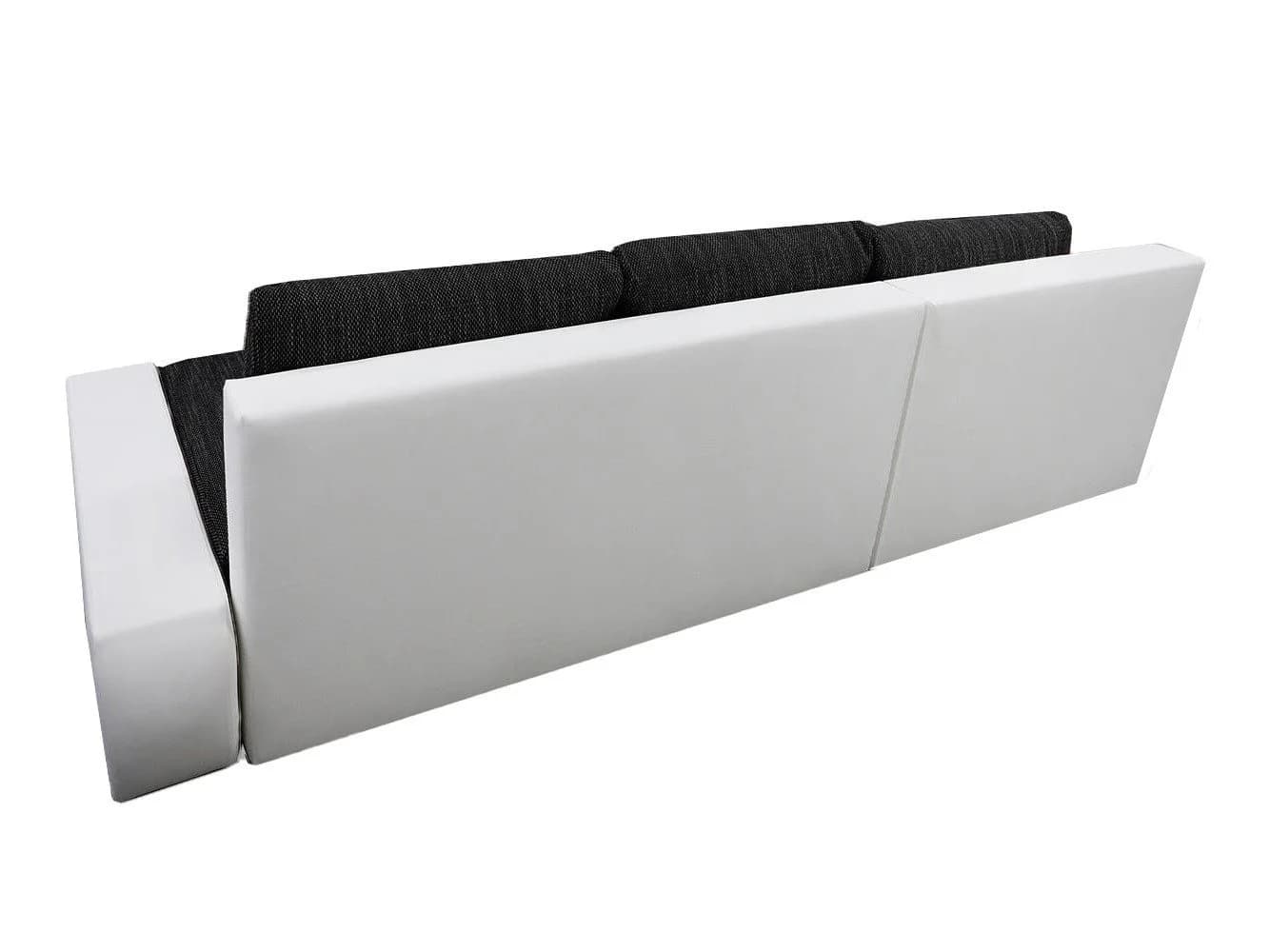 Beautysofa Polsterecke Teo L mit Schlaffunktion und Bettkasten Schwarz - Bild 5