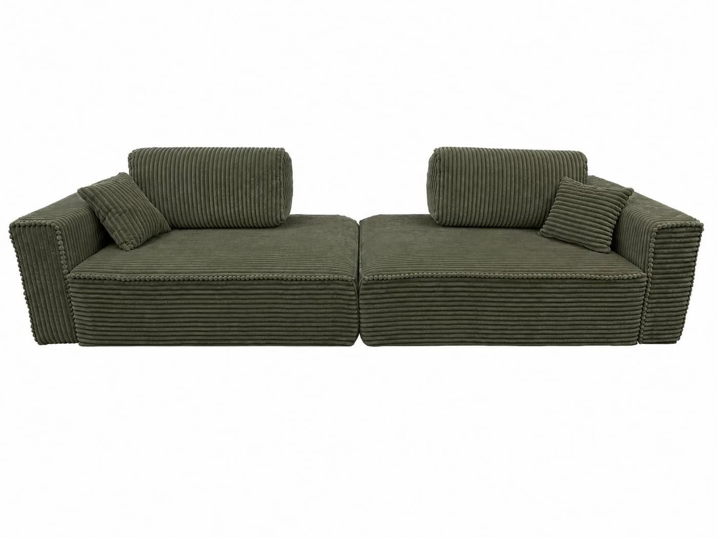 Labett Modulares Sofa Cozi XXL Grün mit Schlaffunktion - Bild 3