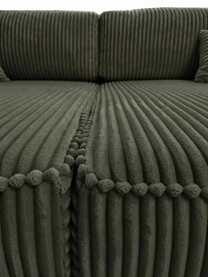 Labett Modulares Sofa Cozi XXL Grün mit Schlaffunktion - Bild 5