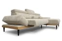 Labett Ecksofa Montero Beige Elektrisch Ausziehbar Bild 5